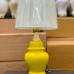 Yellow Candy Ceramic Lamp (Pair)