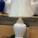 Ceramic White Whisper Table Lamp (Pair)