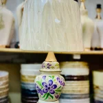 Purple Blossom Table Lamp (Pair)