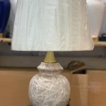 Ceramic Leafstone Luxe Table Lamp (Pair)