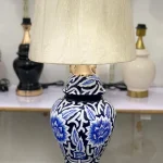Ceramic Royal Flora Table Lamp (Pair)